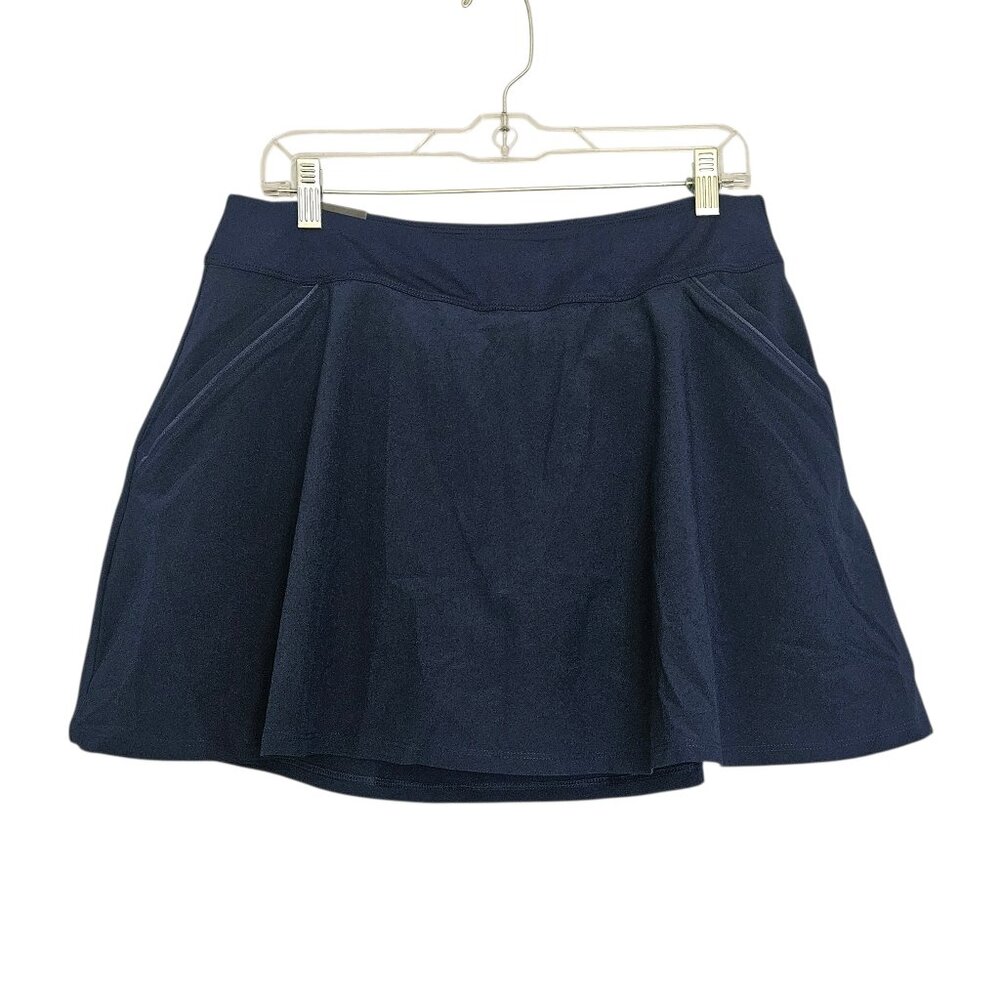 NWT Under Armour Women's Skort Large Navy Heatgear Performance Golf Pickleball